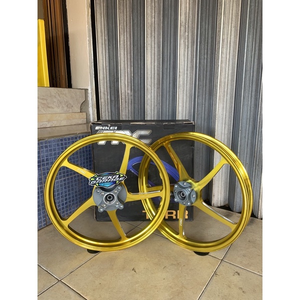 VELG ENKEI TRC YAMAHA 125Z/125ZR GOLD OPEN HUB-VELG ENKEI YAMAHA 125Z 125ZR