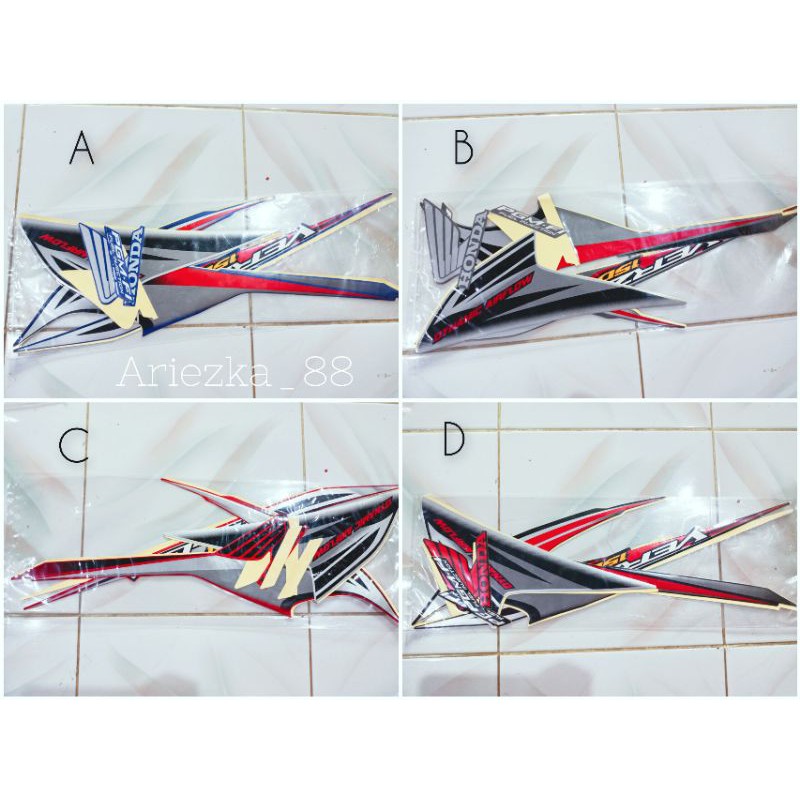 Striping Verza 2013 | sticker lis bodi motor hond verza 2013 pertama