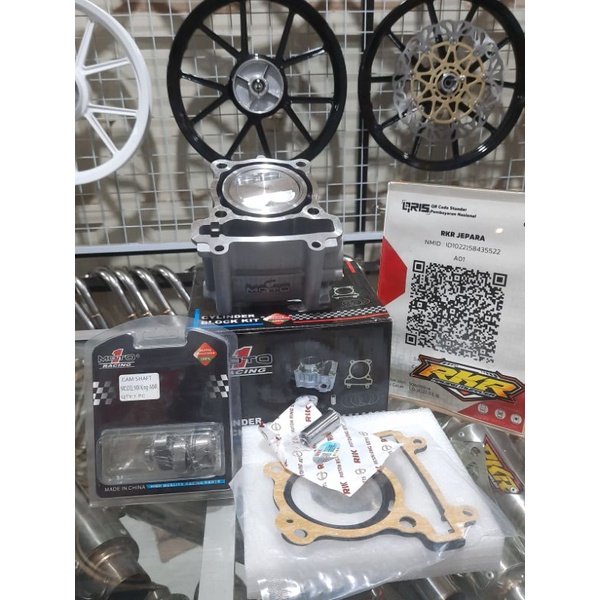 blok set moto1 cylinder set moto1 bureng set moto1 ,noken mx king, vixion,xabre