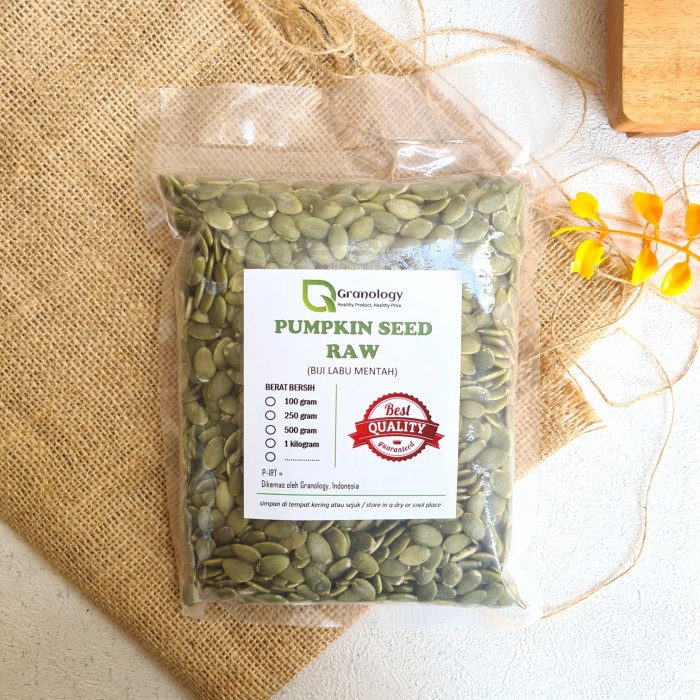 

Q12 Biji Labu Mentah / Raw Pumpkin Seed - 500 Gram Dw51qs