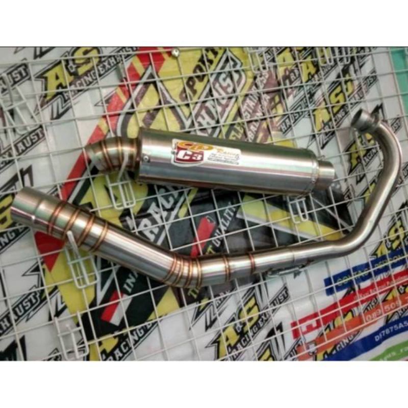 Knalpot CLD PNP MX Fu Sonic Vixion Tiger gl cb Scorpio dll