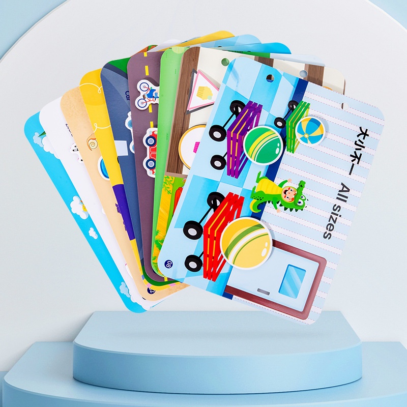Buku Edukasi Sticker Enlightenment Cognitive / Buku Sticker Aktivitas Anak / Busy Book Quite Book Anak
