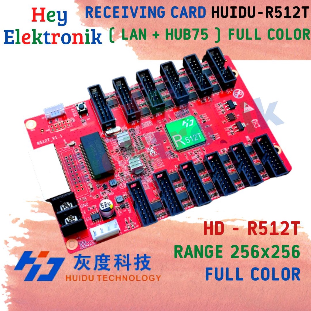 Controller Huidu HD-R512T HD R12 Receiving Card Videotron