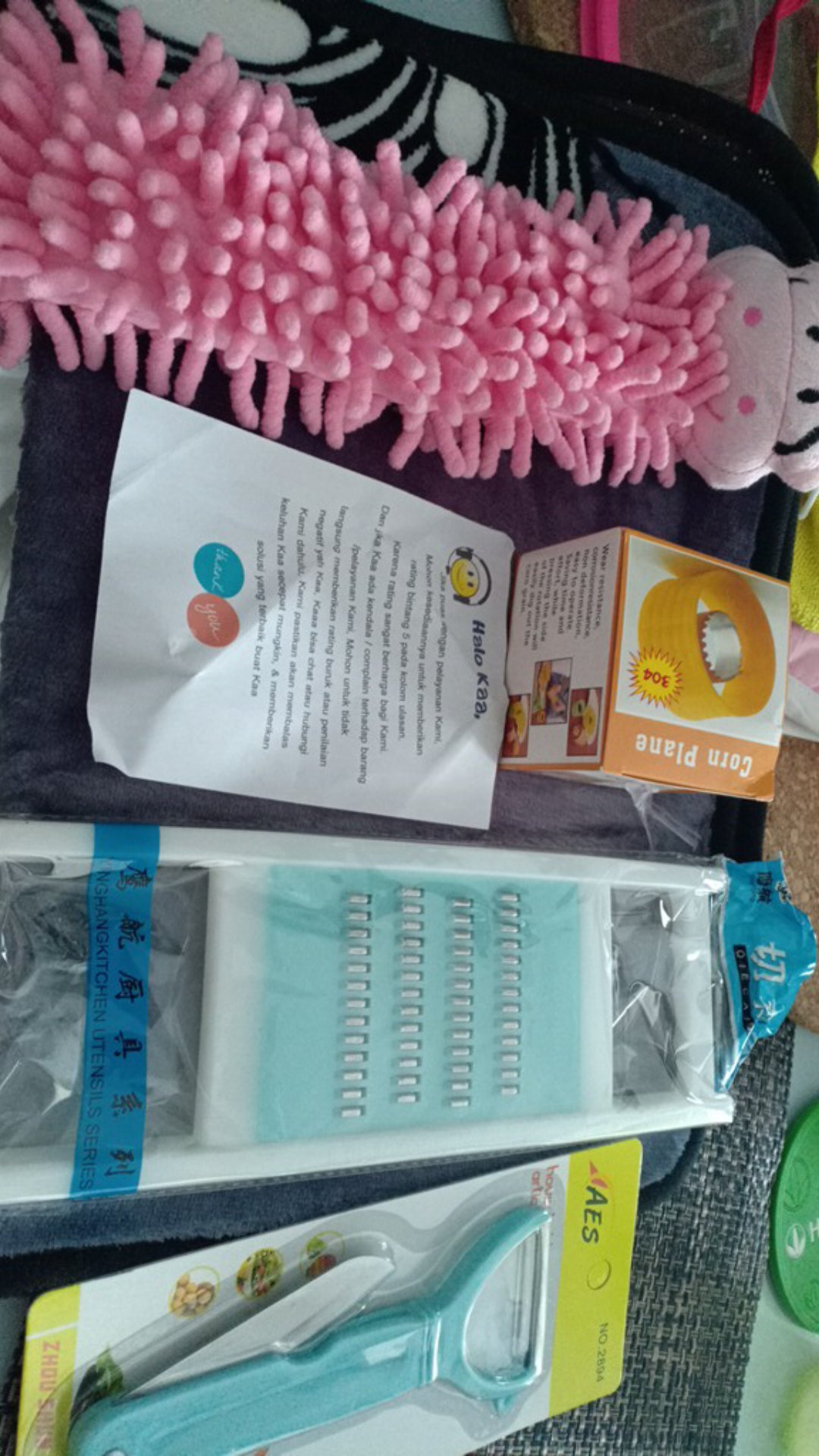 Kup - Lap Tangan Cendol Microfiber  Kotak  1 Kg = 16 Pcs