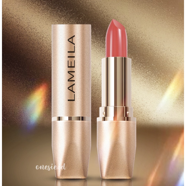 LAMEILA Gold Lipstick Lipstik Matte LA090 2003