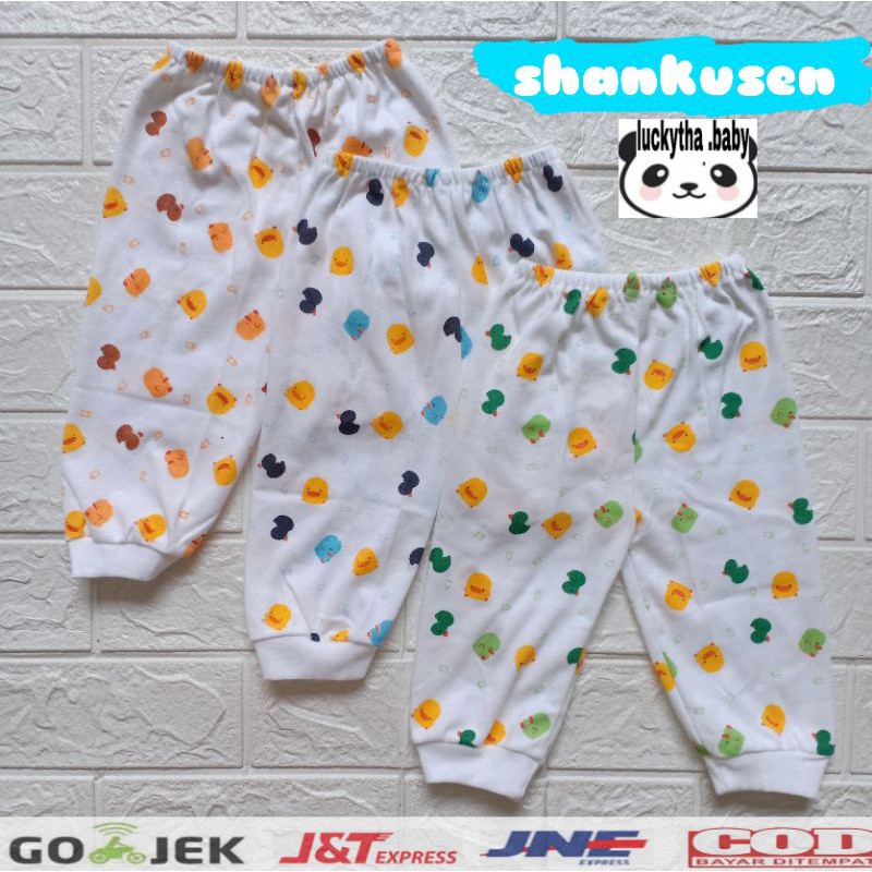 3pc_ SHANKUSEN celana panjang bayi motif duck / celana panjang shankusen