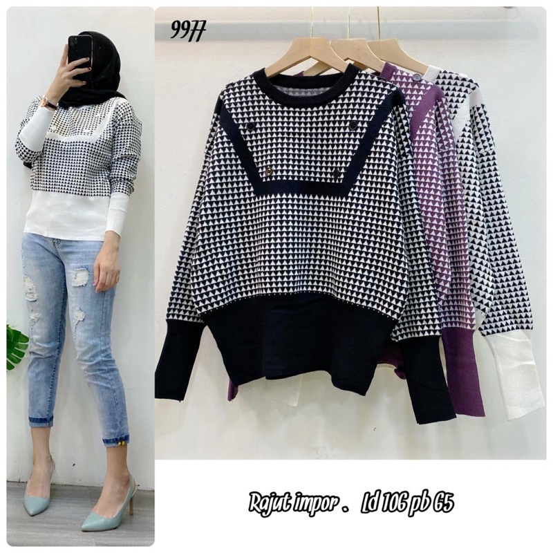 ( TERMURAH ) ATASAN RAJUT ZARA IMPORT CANTIK