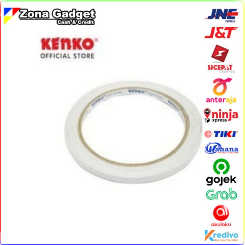 

Double Tape KENKO 1/4 Inch (6mm) Blue Core High Grade