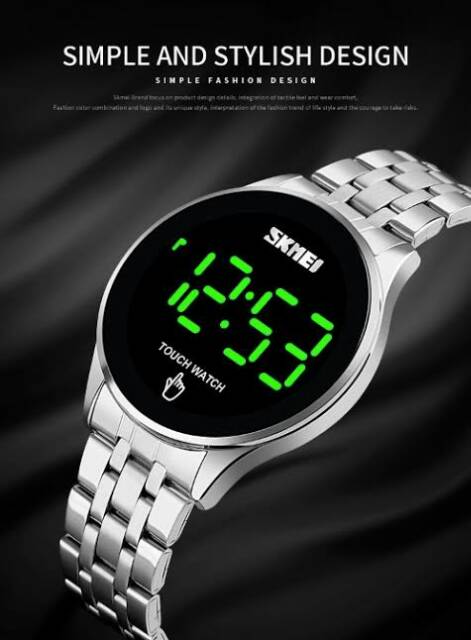 Jam tangan skmei touch screen 1579 original tahan air