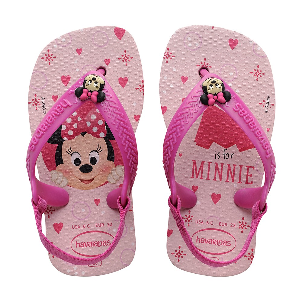  Havaianas  N B Disney Clas Fc 1141 Crystal Rose Shopee 