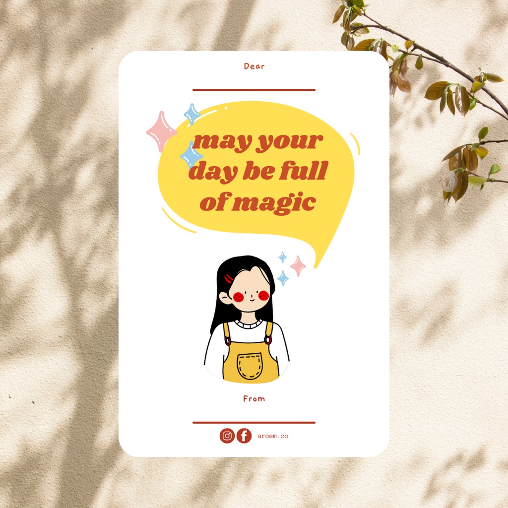 

AROEM GIFT CARD SPECIAL DAY / KARTU UCAPAN HARI SPESIAL