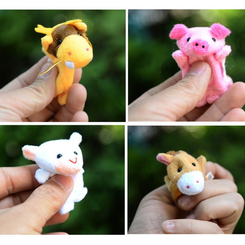 Boneka Jari Shio - Set isi 12 pcs - Chinese Zodiac Finger Puppets