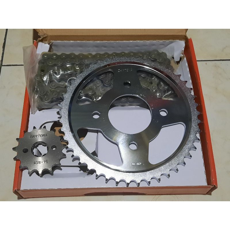 Gear set  racing daytona (ALL NEW CB 150R LED ,CBR 150 LED ,SONIC)