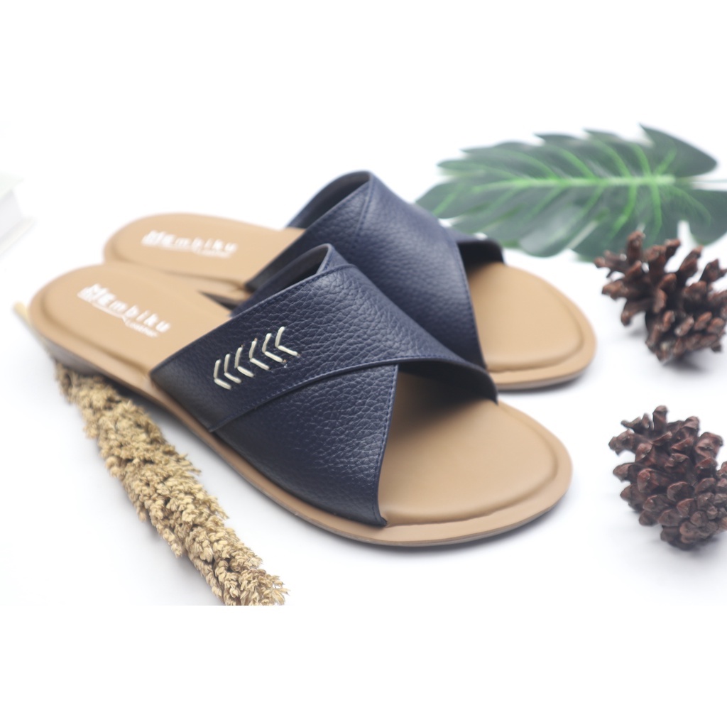 sandal kulit wanita asli garut model terbaru