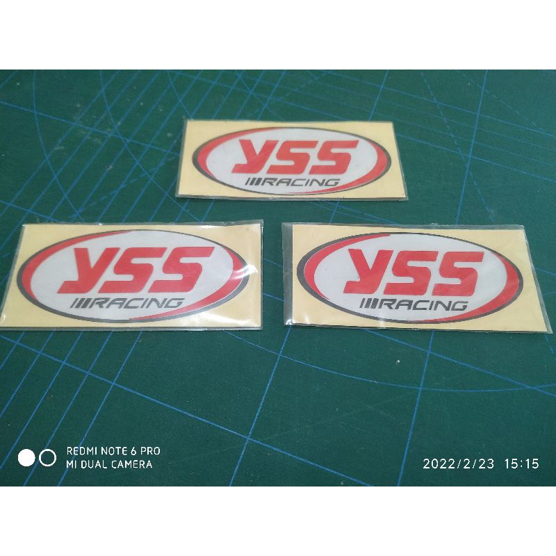 stiker YSS Racing, stiker Cutting YSS RACING