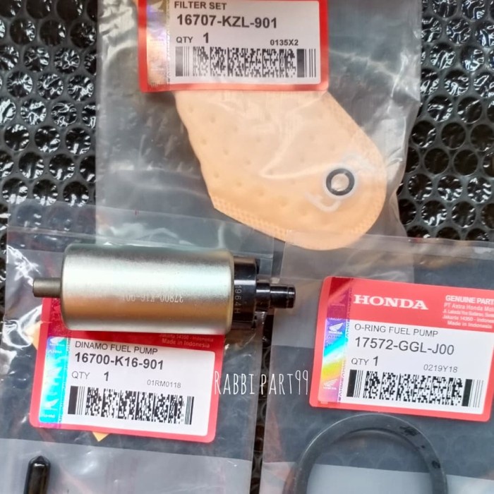 Dinamo rotak set filter+oring fuel pump Beat fi-beat esp-Scoopy fi