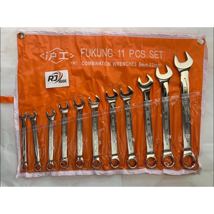 Kunci Ring Pas Fukung Set 11Pc/14Pc - 11PC8-22