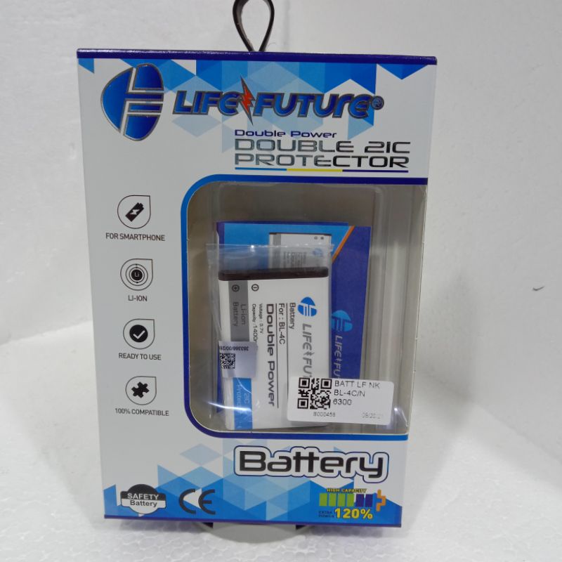 BATRE LF NOKIA BL-4C/ N6300 DOUBLE POWER