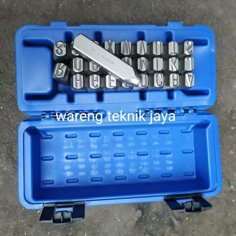

alat ketok huruf 15 mm Masus Germany Stamp Punch Latter A - Z