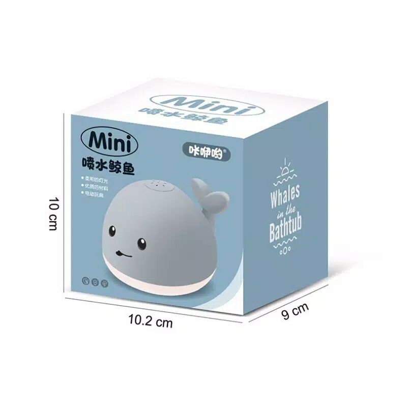 Mainan Mandi Anak ikan Paus atau Bath Toys Whale Spray