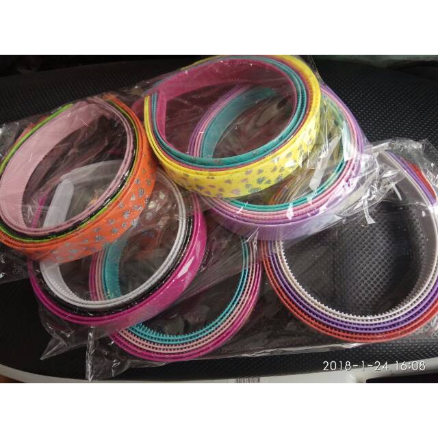 Bando grosir lusinan lebar motif isi 12 pcs