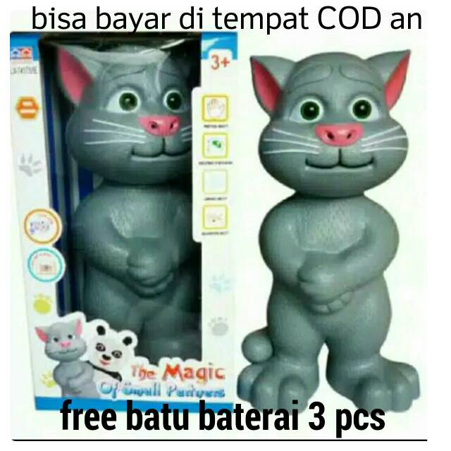 Boneka Bisa Ngomong Tom Cat Mainan Anak Bayi