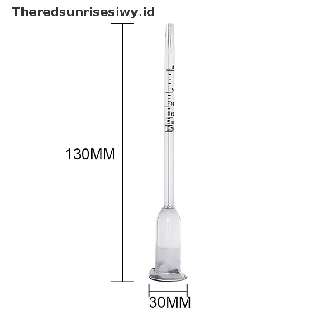 (Theredsunrisesiwy.Id) Alat Pengukur Konsentrasi Alkohol / Anggur / Beras / Buah 25 Derajat