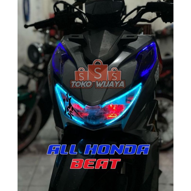 PRODUK PAKET 2PC LAMPU ALIS 2PC DEMON EYES LED ALIS ALL BEAT DELUXE TERBARU BONUS DEMON DEVIL EYES /