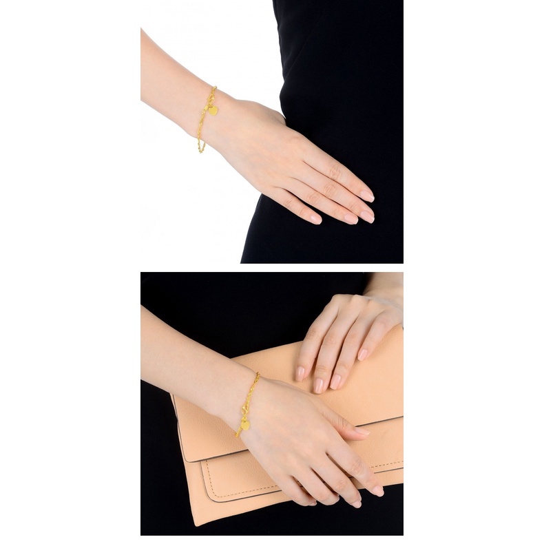 Italia sterling silver 925 otentik gelang wanita aksesoris perhiasan fashion Korea-039-5