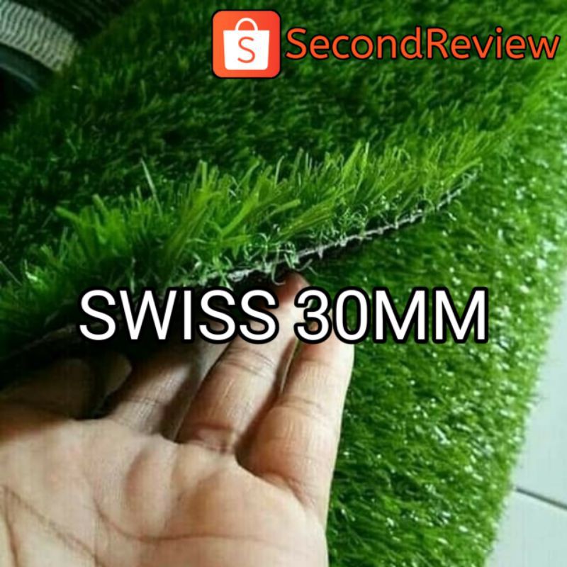  RUMPUT  SINTETIS SWISS 30MM MURAH 100X100 CM Shopee Indonesia