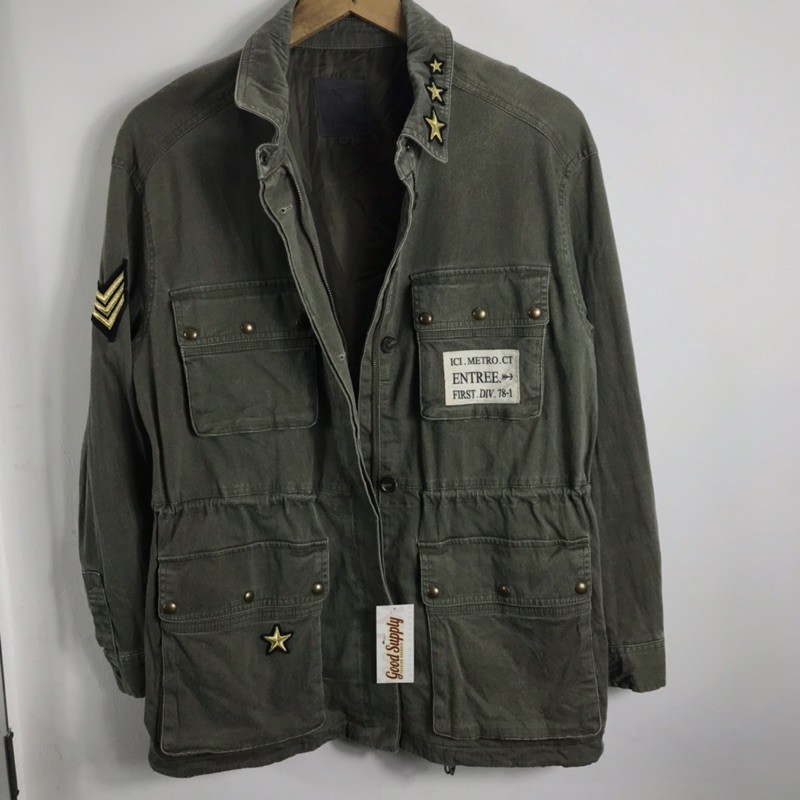 Jaket Army Parka Second Branded