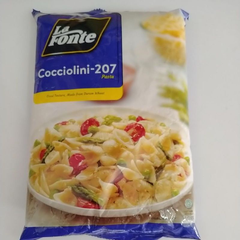 

LAFONTE COCCIOLINI NO 207 PASTA 500 GRAM - TASYA KITCHEN