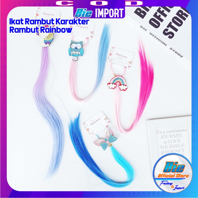 6 Pcs Jepit Rambut Kepang Warna-warni Impor Best Seller