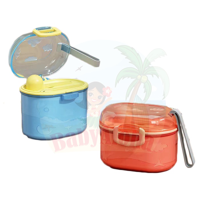[1KG 8PCS] Babyaloha Toples Susu Bubuk Space Tempat Kotak Wadah Penyimpanan Susu Bubuk Bayi Portabel