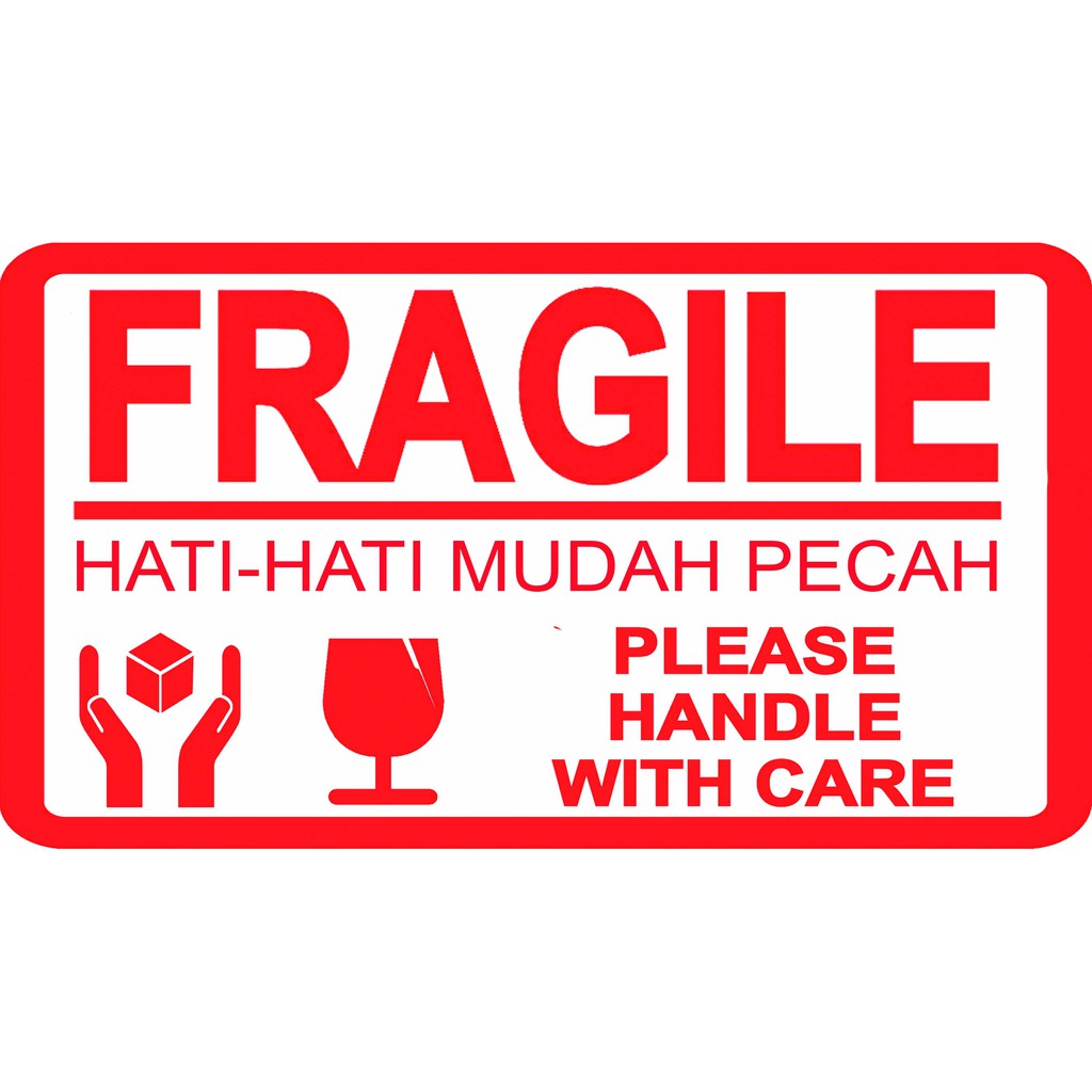 

CETAK STIKER FRAGILE FREE CUSTOM