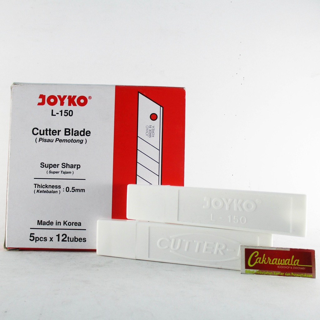 

Joyko Cutter Blade L-150 | Cutter Ukuran Besar | Alat Kantor Terbaik | Best Seller