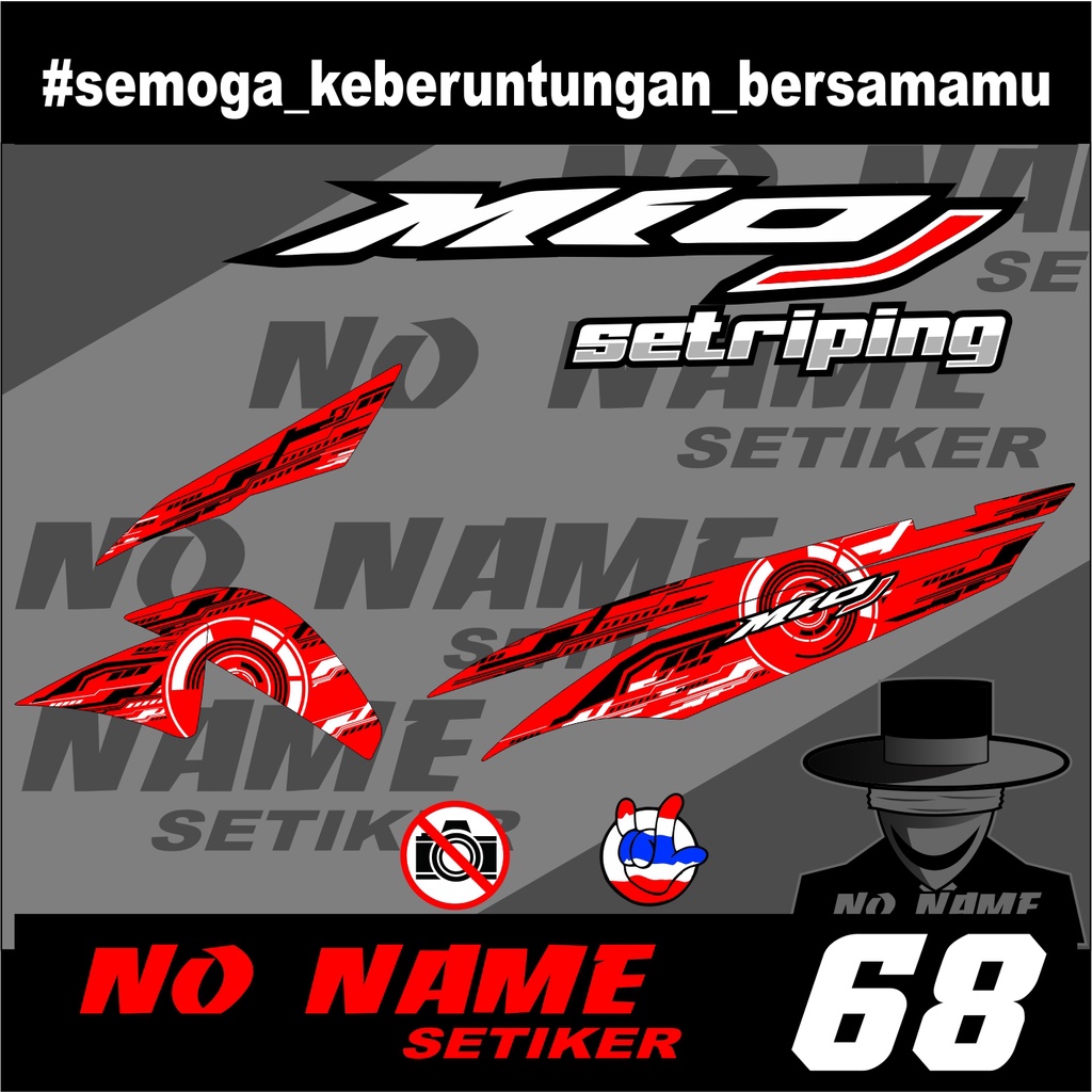 Striping Mio J Variasi (68) Stiker variasi sticker list