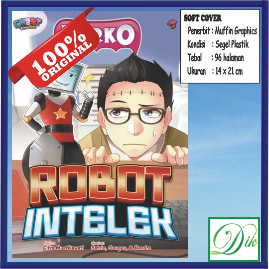 Buku Cerita Anak KKPK Komik Ghost School Days Darko Robot Intelek
