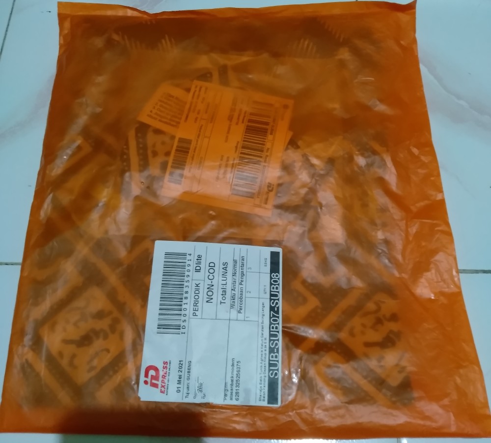 Shanaya Batik Tunik Agnesia Katun Garutan Seling Lengan Balon Kancing Depan Hidup Size S M L Xl