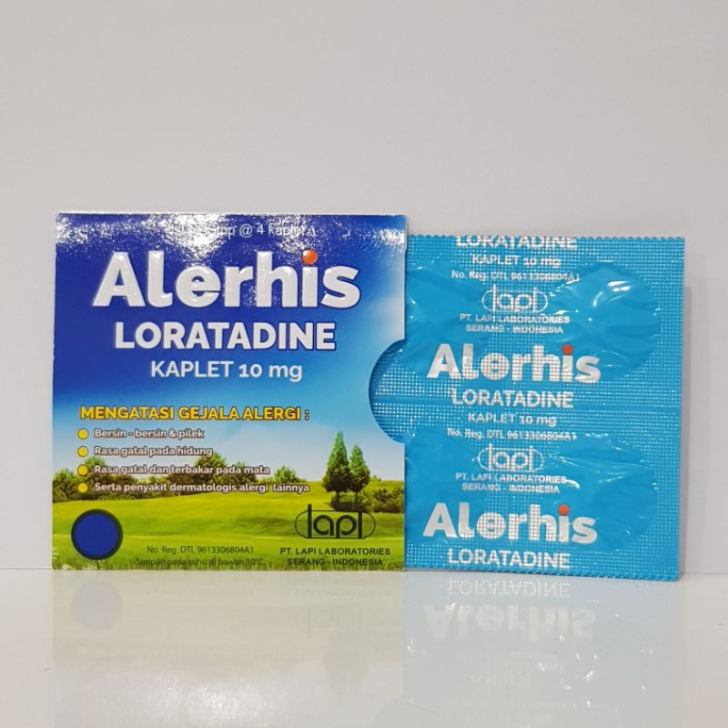 ALERHIS STRIP 4 TABLET | Mengatasi Gejala Alergi