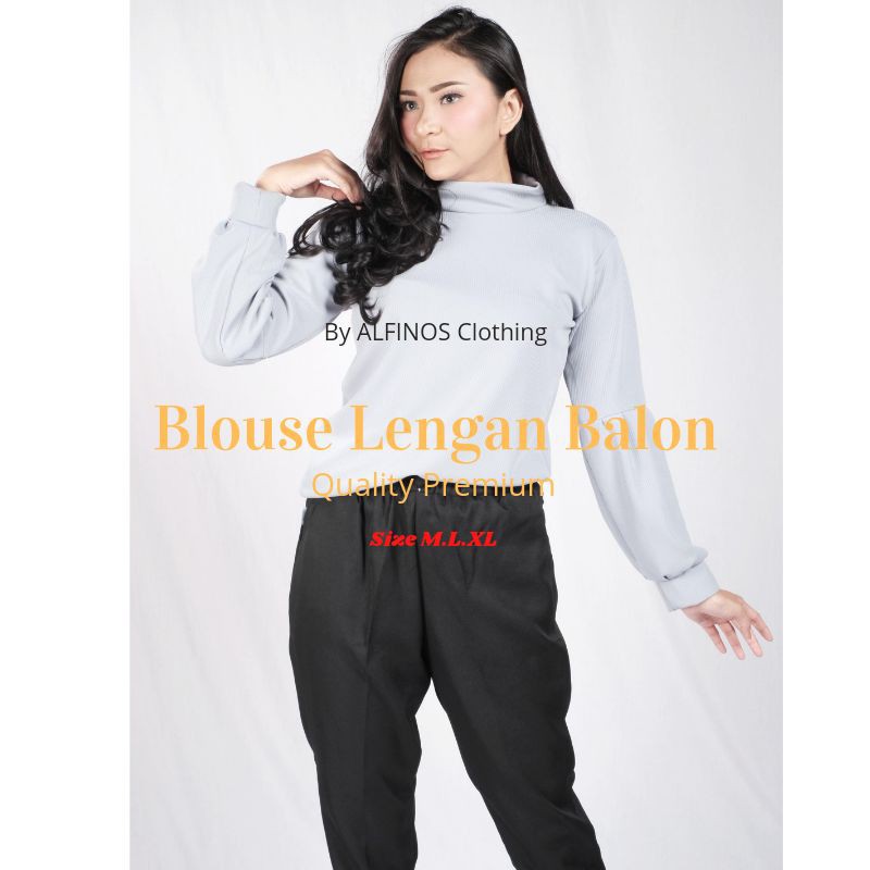 Blouse | Blus | Blouse Wanita | Blouse Balon | Baju Blouse Wanita | Blouse Katun | Baju Blouse Balon