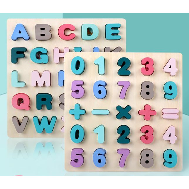 TweedyToys - Puzzle Chunky Huruf Makaron