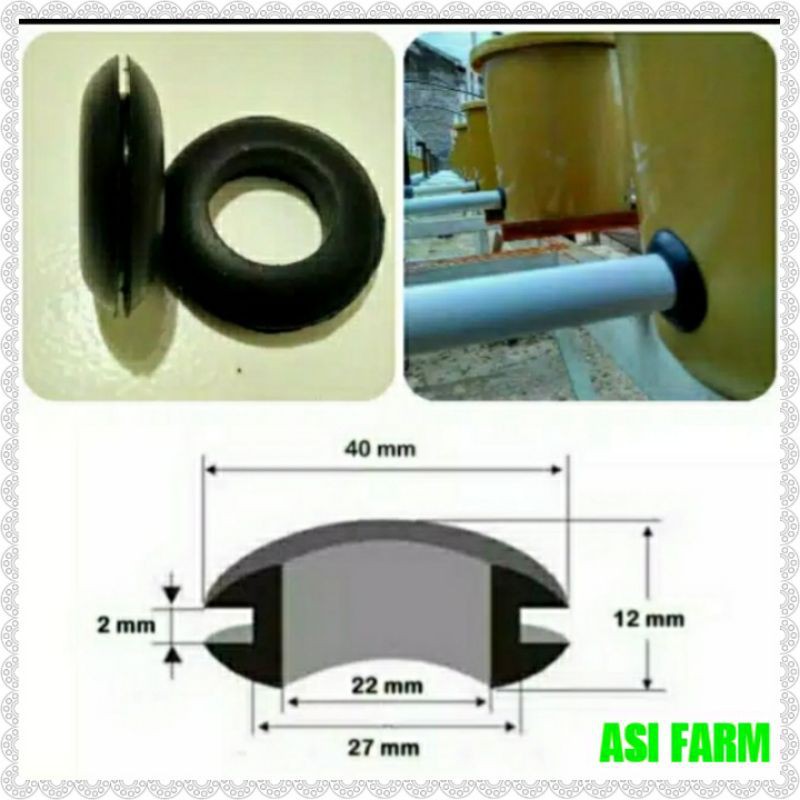 Grommet / Uniseal Rubber Seal