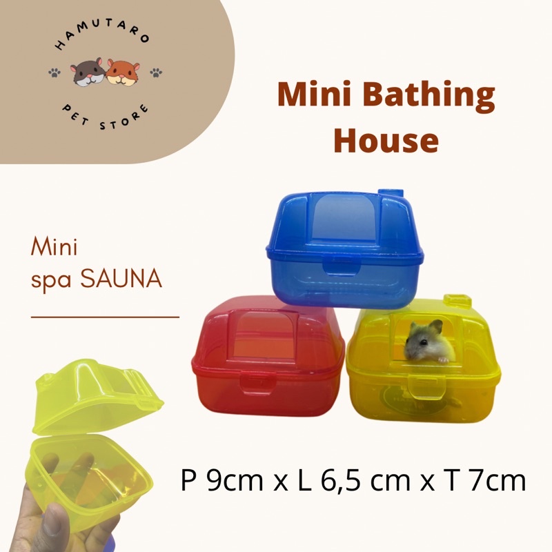 Mini Sauna Toilet Hamster , bath house hamster