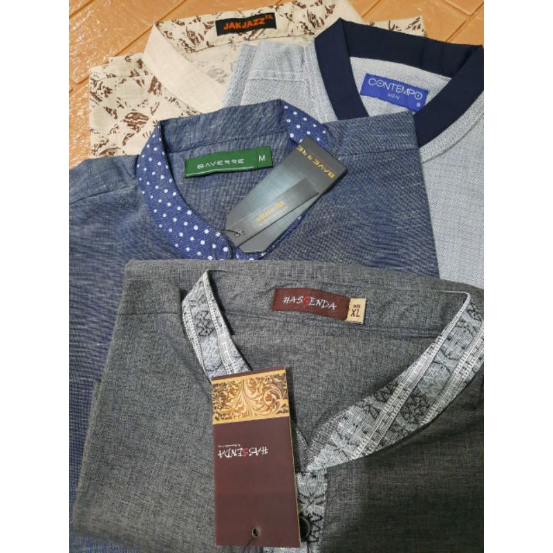 KEMEJA KOKO BAVERRE & HASSENDA ORIGINAL TERMURAH( REMAJA-DEWASA)