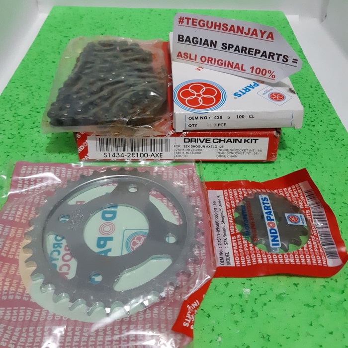 Gir Set / Gear Set Shogun Axelo 125 Asli Original INDOPARTS