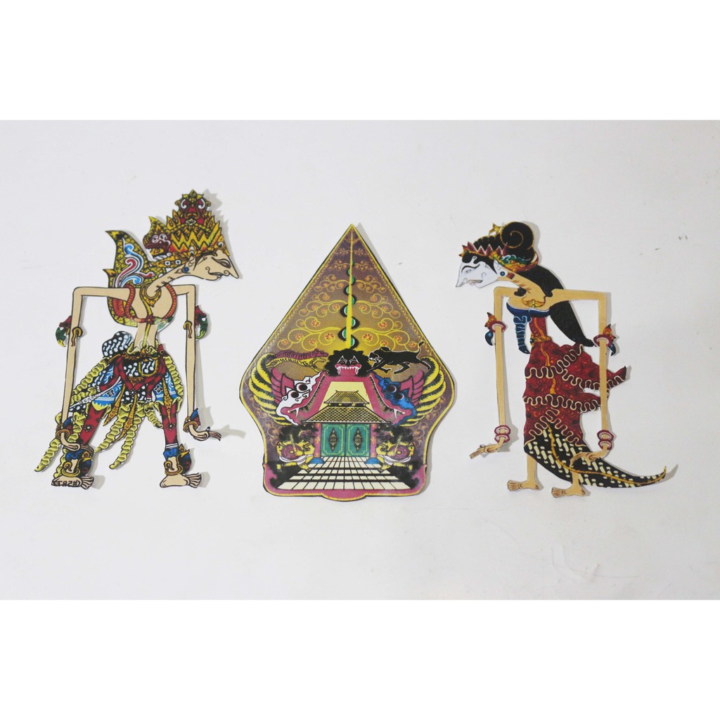 Paket Hiasan Wayang Mahar, Rama Shinta &amp; Gunungan, Model 3