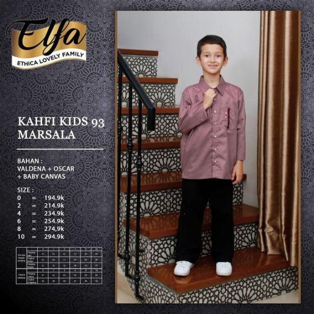 SARIMBIT KELUARGA ANAK ELFA 155 MARSALA/KAHFI KIDS 93 MARSALA