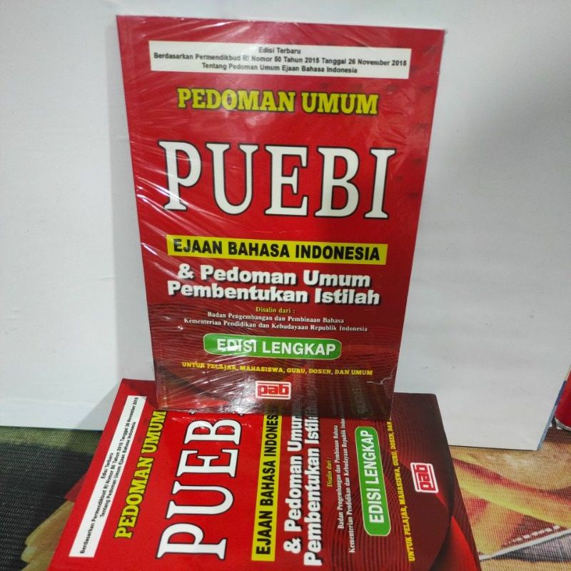 Jual Buku PUEBI Pedoman Umum Ejaan Bahasa Indonesia & Pedoman Umum ...