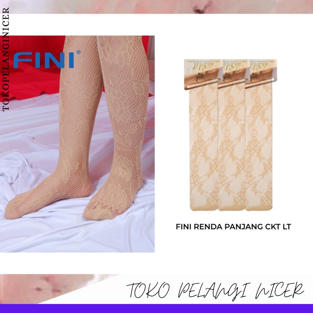 STOCKING JARING FISHNET PANJANG SEPAHA - STOKING RENDA COKLAT TRANSPARAN - STOCKING PENDEK WANITA